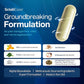 SciatiEase groundbreaking formulation for pain management with a pill graphic on a blue background