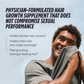 Nutrafol Men’s Hair Growth Supplement – Clinically Tested Thicker Hair Support – 1 Month Supply