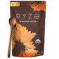 Ryze Mushroom Coffee package with a wooden spoon on a white background