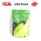 Green package of RYZé Mushroom Matcha with branding and promotional text on a white background